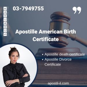 Apostille American Birth Certificate